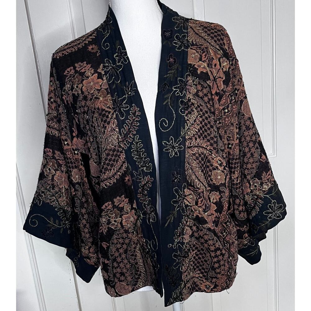 Chicos Kimono Wool-blend Jacket, Size S/M